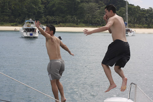 IMG_5038 - Jumping off the Boat